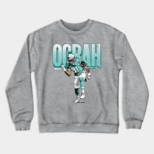 Emmanuel Ogbah Miami Bold Crewneck Sweatshirt